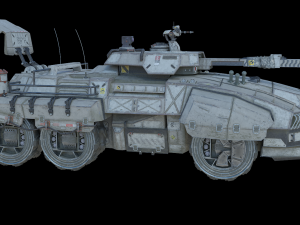 sci-fi tank 3D Модель
