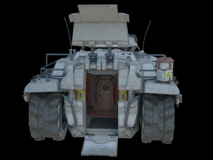 sci-fi tank 3D Model