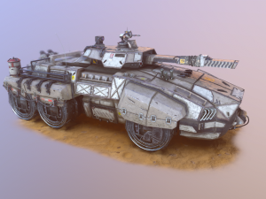 sci-fi tank 3D Модель