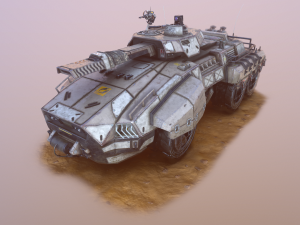 sci-fi tank 3D Модель