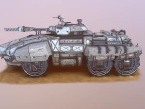 sci-fi tank 3D Model