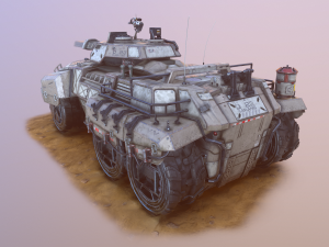 sci-fi tank 3D Модель