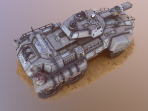 sci-fi tank 3D Модель