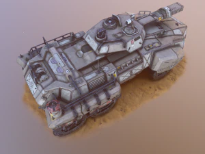 sci-fi tank 3D Model