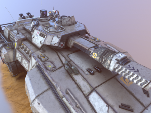 sci-fi tank 3D Модель