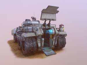 sci-fi tank 3D Модель