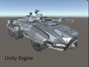 sci-fi tank 3D Model