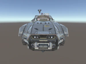 sci-fi tank 3D Model