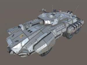 sci-fi tank 3D Модель