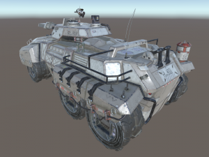 sci-fi tank 3D Модель