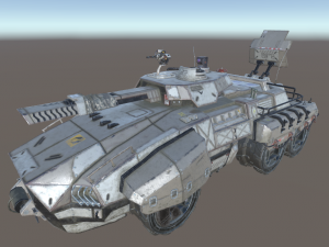 sci-fi tank 3D Модель