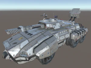 sci-fi tank 3D Model
