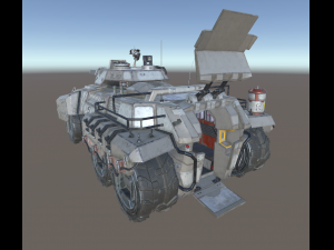 sci-fi tank 3D Модель