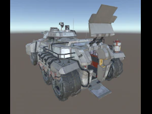 sci-fi tank 3D Model