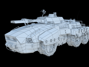 sci-fi tank 3D Модель