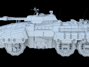 sci-fi tank 3D Модель