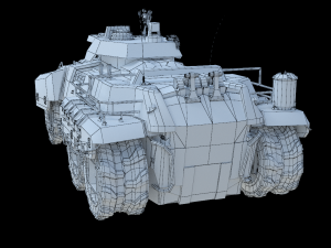 sci-fi tank 3D Модель