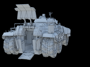 sci-fi tank 3D Модель