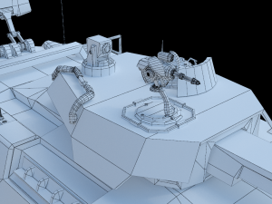 sci-fi tank 3D Модель