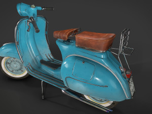 Vespa vintage scooter 3D Модель
