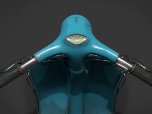 Vespa vintage scooter 3D Модель