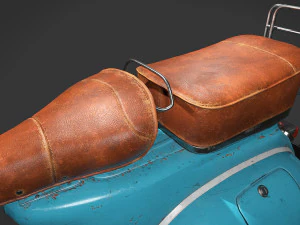 Vespa vintage scooter 3D Model