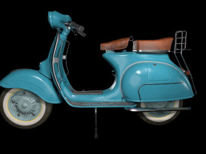 Vespa vintage scooter 3D Модель