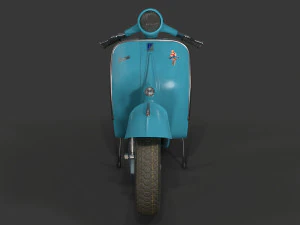 Vespa vintage scooter 3D Model