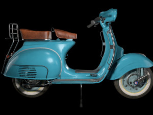 Vespa vintage scooter 3D Модель