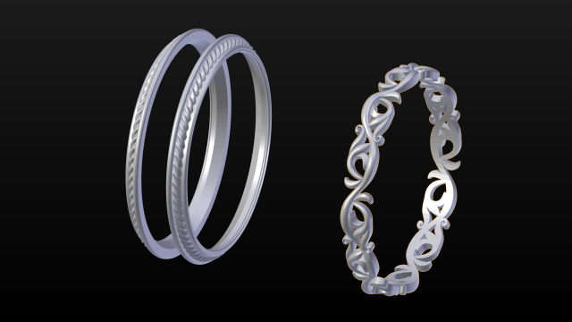 Download wedding ring 3D Model