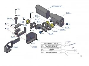 holder action cam 3D Print Model