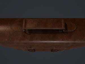 lowpoly pbr leather bag 3D Model
