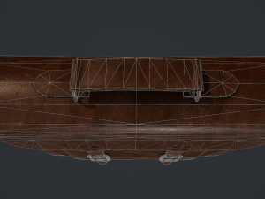 lowpoly pbr leather bag 3D मॉडल
