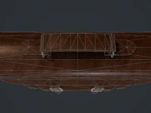 lowpoly pbr leather bag 3D Model