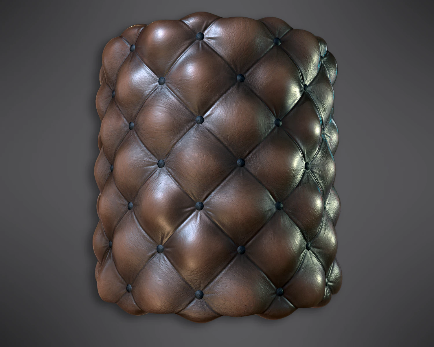 procedural pbr padded leather CG Textures .c4d .max .obj .3ds .fbx .stl .blend