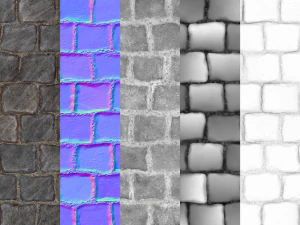 procedural pbr cobblestone texture CG Textures