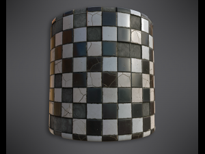 procedural pbr broken tiles CG Texturen
