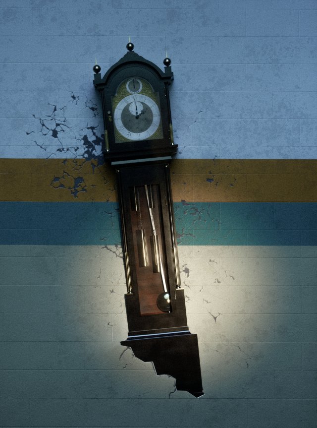 Clock classic Low-poly 3Dモデル .c4d .max .obj .3ds .fbx .stl .blend 
