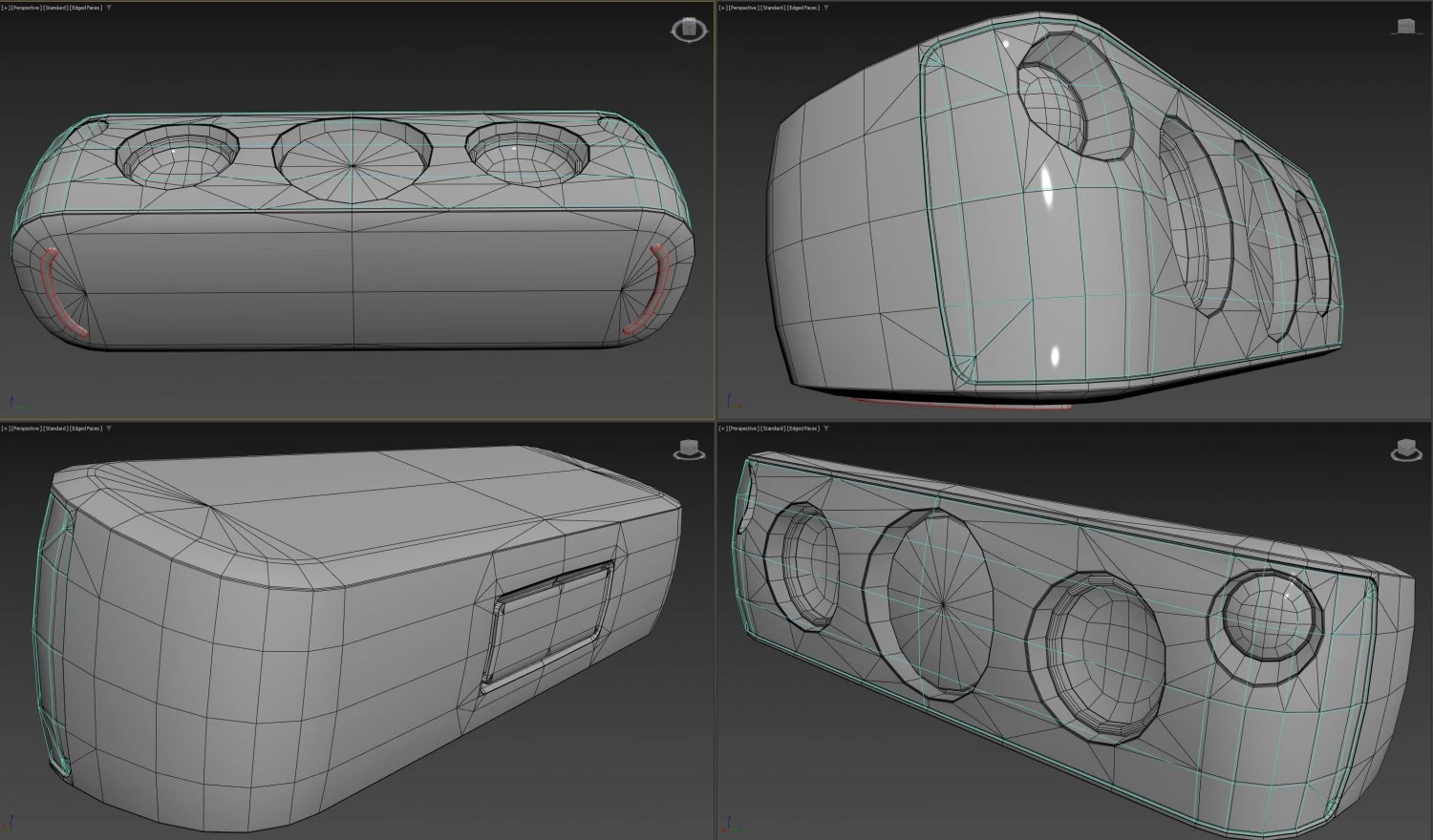Soundcore motion plus Low-poly 3D Model .c4d .max .obj .3ds .fbx .stl .blend