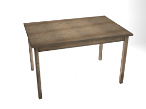 table Modelo 3D