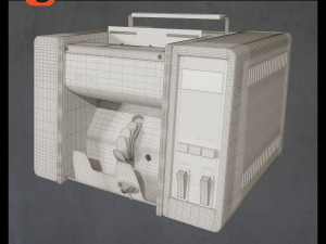 banknotes counter sdb-1m 3D मॉडल
