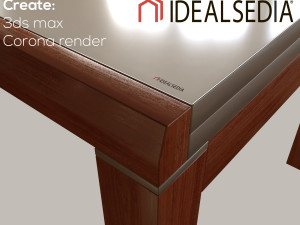 table ideal sedia 3D मॉडल