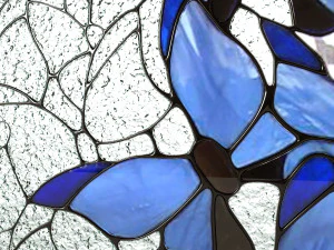 stained-glass window butterfly 2 3D Model