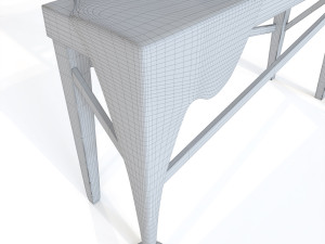 console table milk Modèle 3D