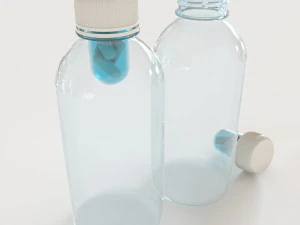 medical bottle cap 3D Model