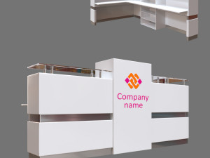 reception desk 3D मॉडल