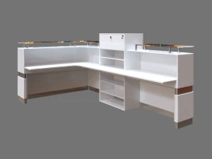 banco della reception Modello 3D