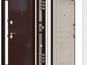 door metal entrance 3D Model