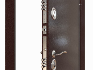 door metal entrance 3D मॉडल