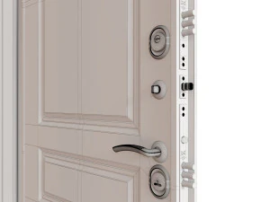 door metal entrance 3D Model